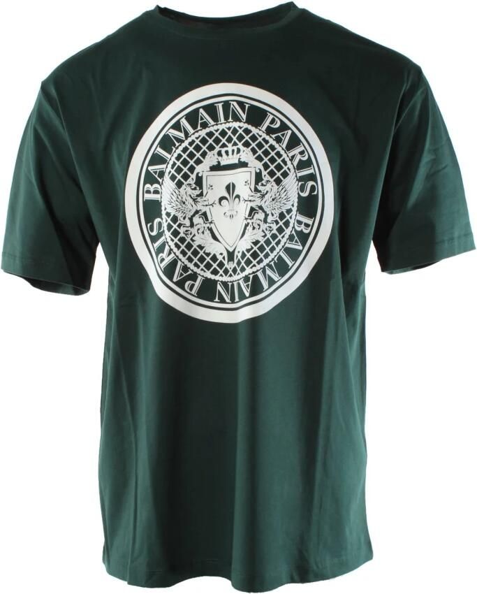 Balmain T-shirt van biologisch katoen Groen