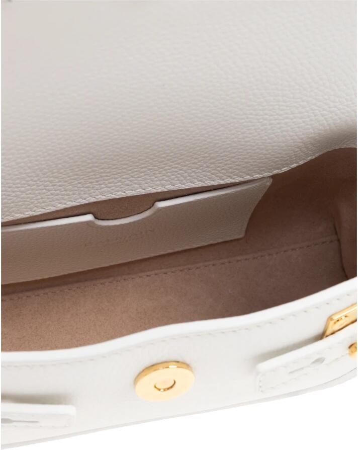 Balmain Shoppers B-Buzz 19 Purse Leather White in grijs - Foto 2