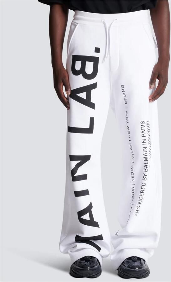 Balmain Main Lab trainingsbroek Wit - Foto 3