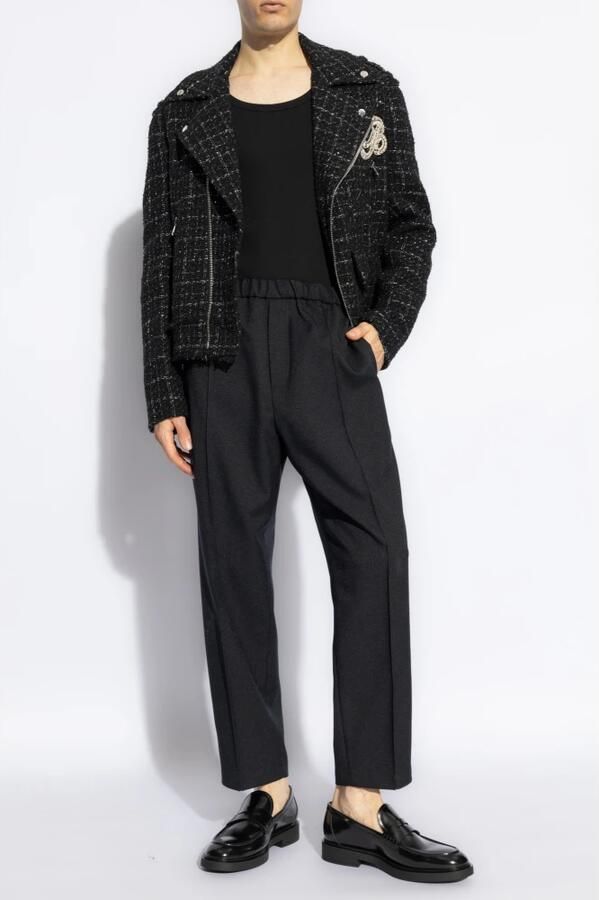 Balmain Jacket met Logo Black Heren - Foto 3