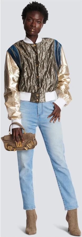 Balmain Faded denim slim fit jeans Blauw Dames - Foto 10