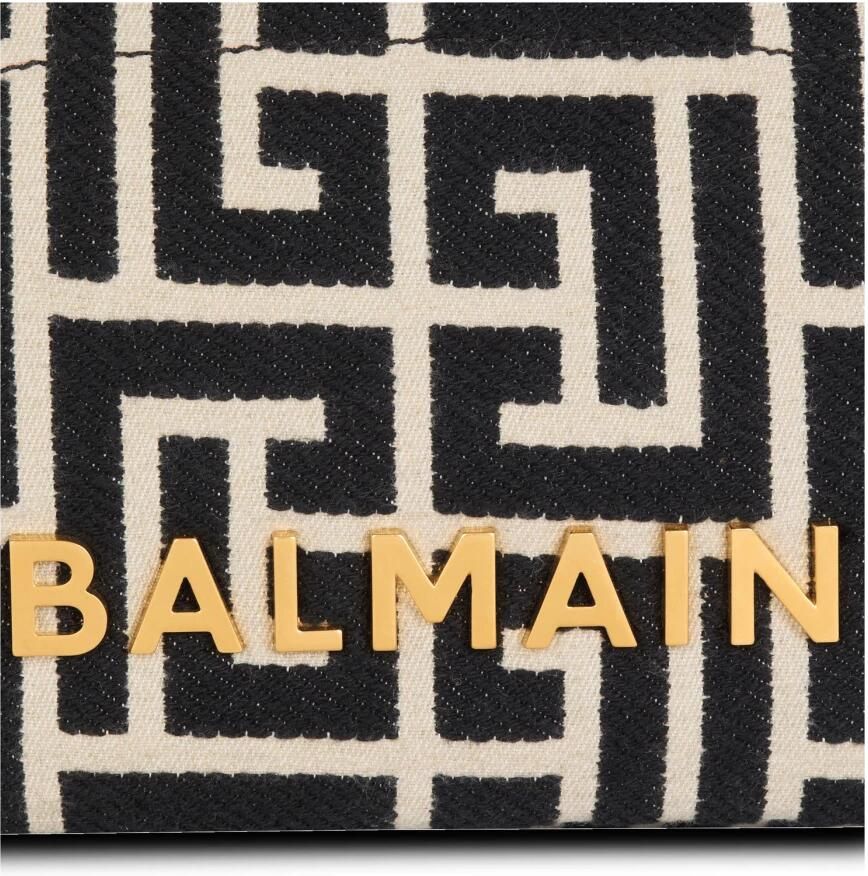 Balmain Shoppers 1945 Soft Small Ivory Shoulder Bag in zwart - Foto 2