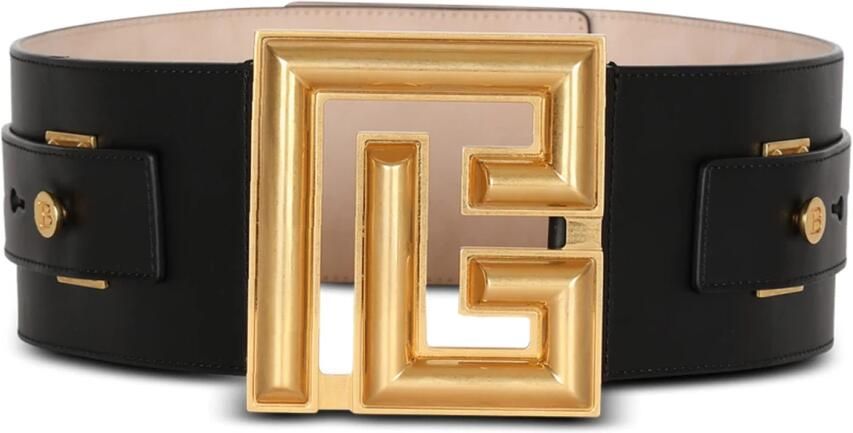 Balmain Riem met logoplakkaat Zwart - Foto 3