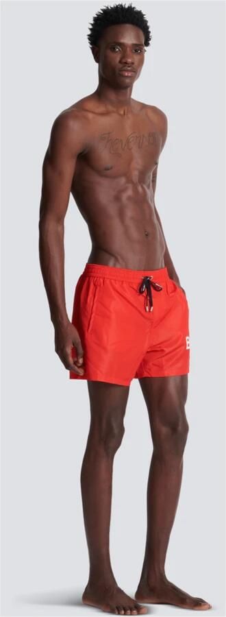 Balmain Short de bain à logo Rood Heren - Foto 2