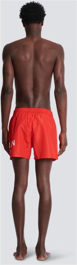 Balmain Short de bain à logo Rood Heren - Foto 4