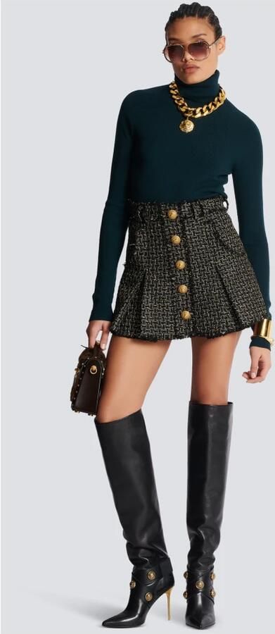J.W.Anderson Shoppers & Totes Belt Plaid-Check Virgin-Wool Tote Bag in wit - Foto 6