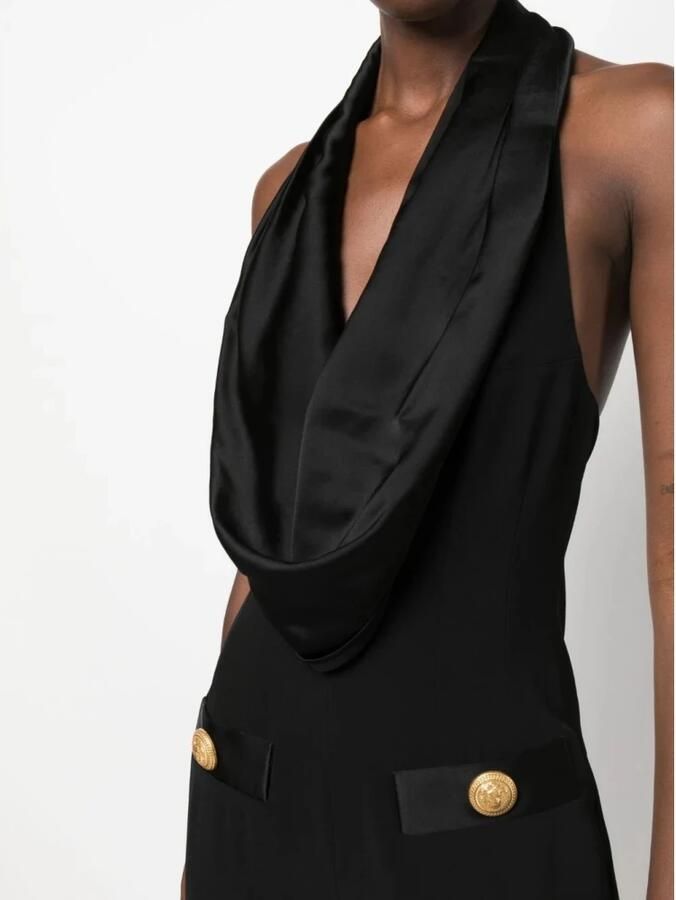 Balmain Hobo bags 1945 Soft Quilted Leather Shoulder Bag in zwart - Foto 5