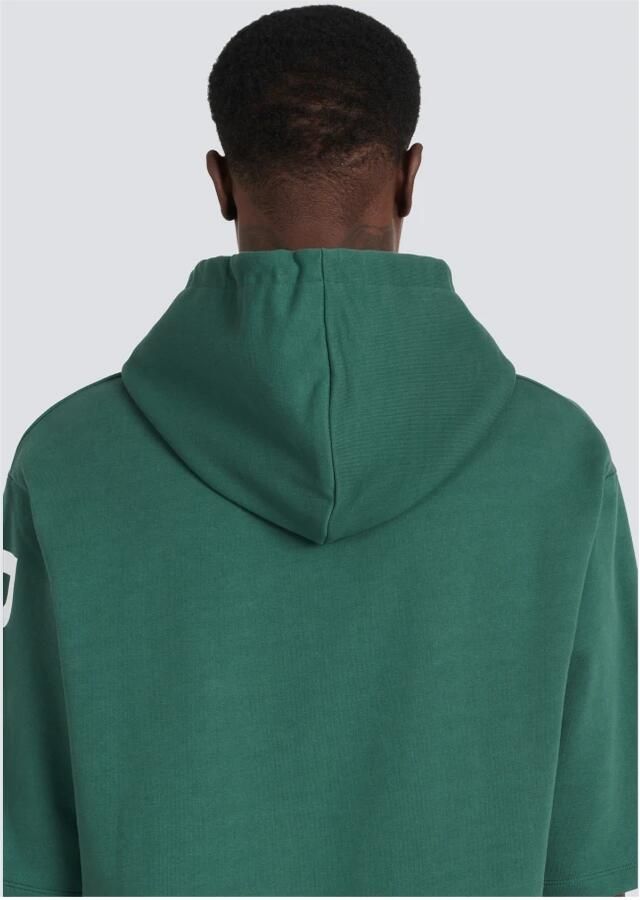 Balmain Sweatshirts Oversized ecodesigned katoenen hoodie met logoprint White Green Heren - Foto 2