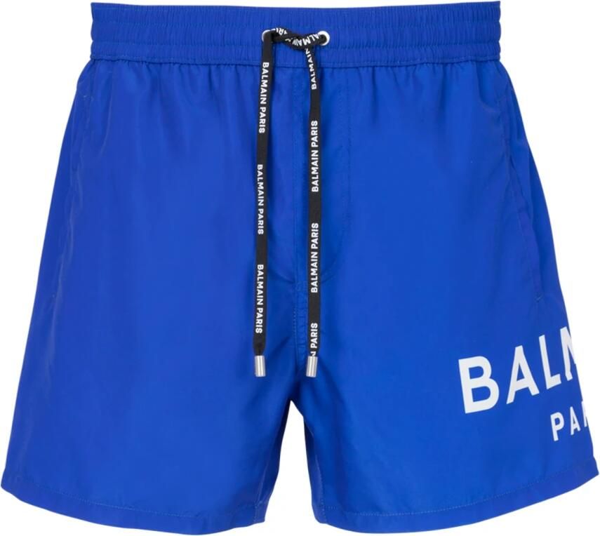 Balmain Parijse zwembroek Green Blue Heren