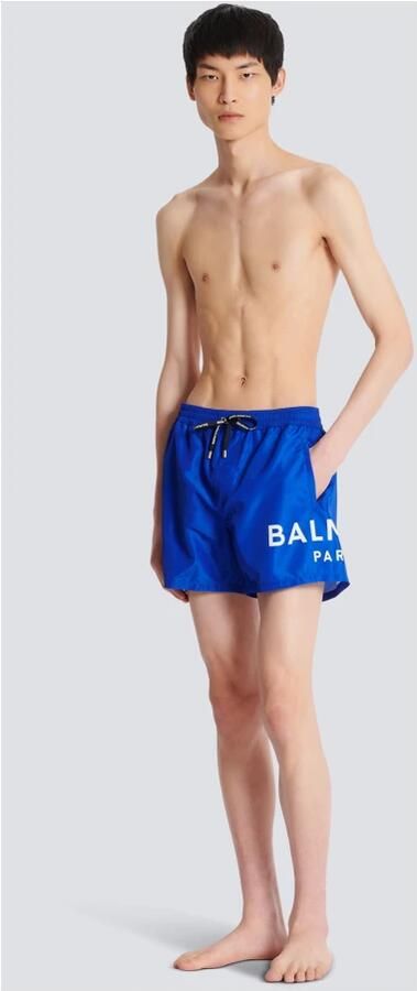 Balmain Parijse zwembroek Green Blue Heren - Foto 3