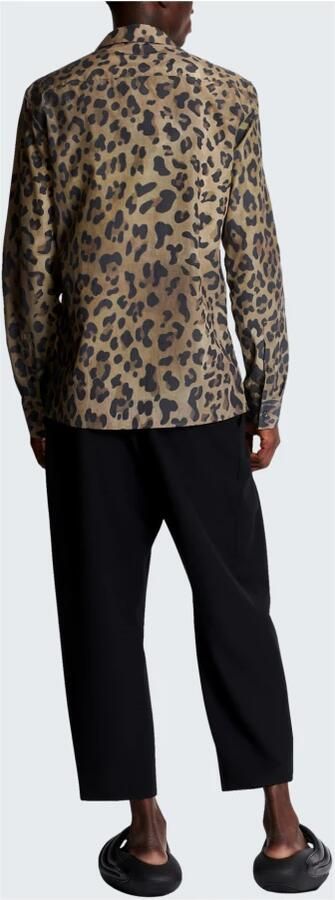 Balmain Pyjama shirt met luipaardprint Multicolor Heren - Foto 4