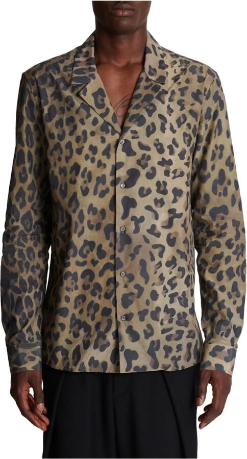 Balmain Pyjama shirt met luipaardprint Multicolor Heren - Foto 3