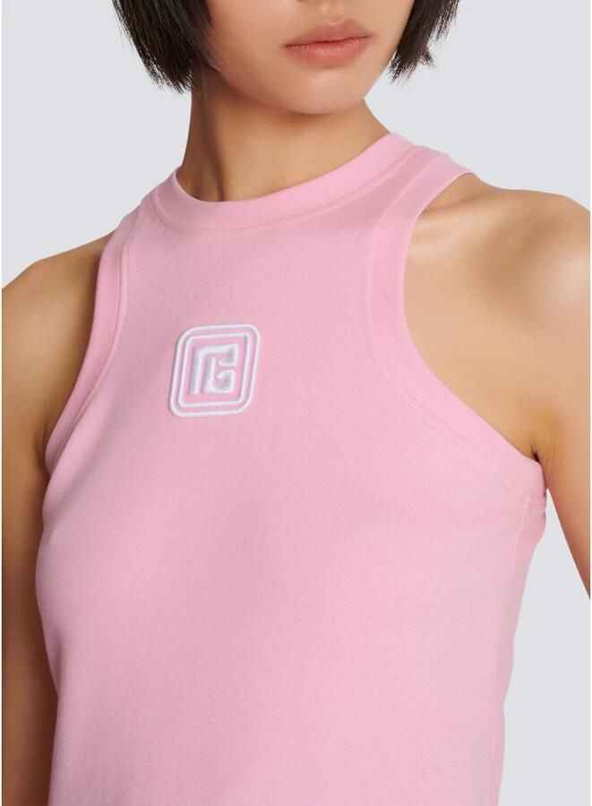 Balmain Retro PB Tank Top Pink Dames - Foto 2