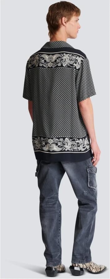 Balmain Paisley Pyjama Overhemd Multicolor Heren - Foto 7