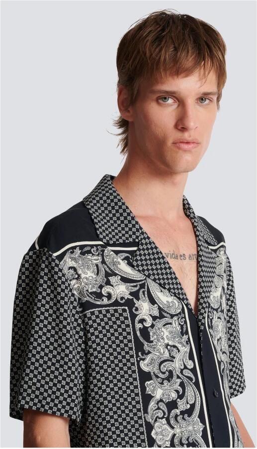 Balmain Paisley Pyjama Overhemd Multicolor Heren - Foto 2