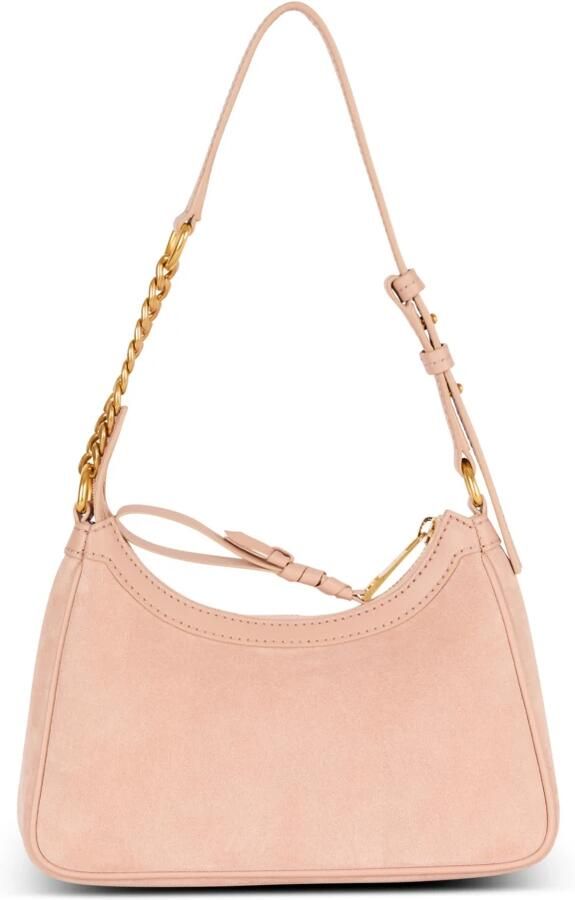 Balmain Hobo bags B-Army Shoulder Bag Leather Pink in roze - Foto 5