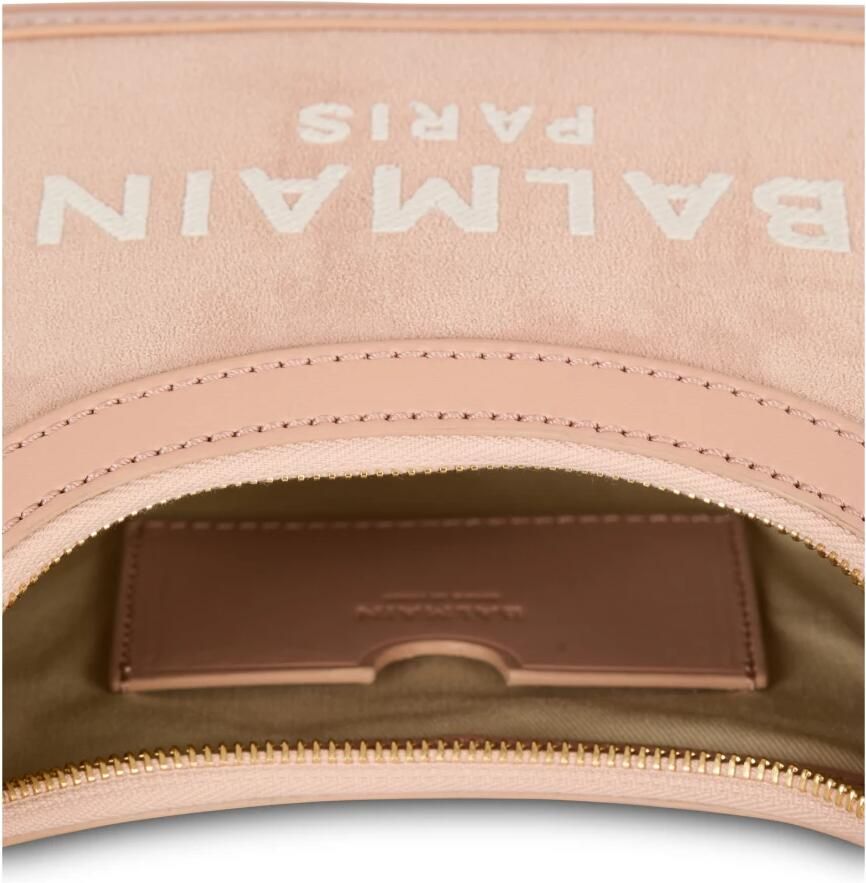 Balmain Hobo bags B-Army Shoulder Bag Leather Pink in roze - Foto 2