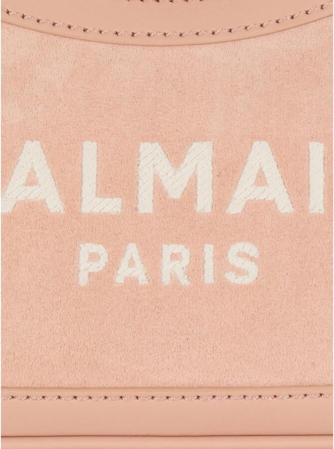 Balmain Hobo bags B-Army Shoulder Bag Leather Pink in roze - Foto 3