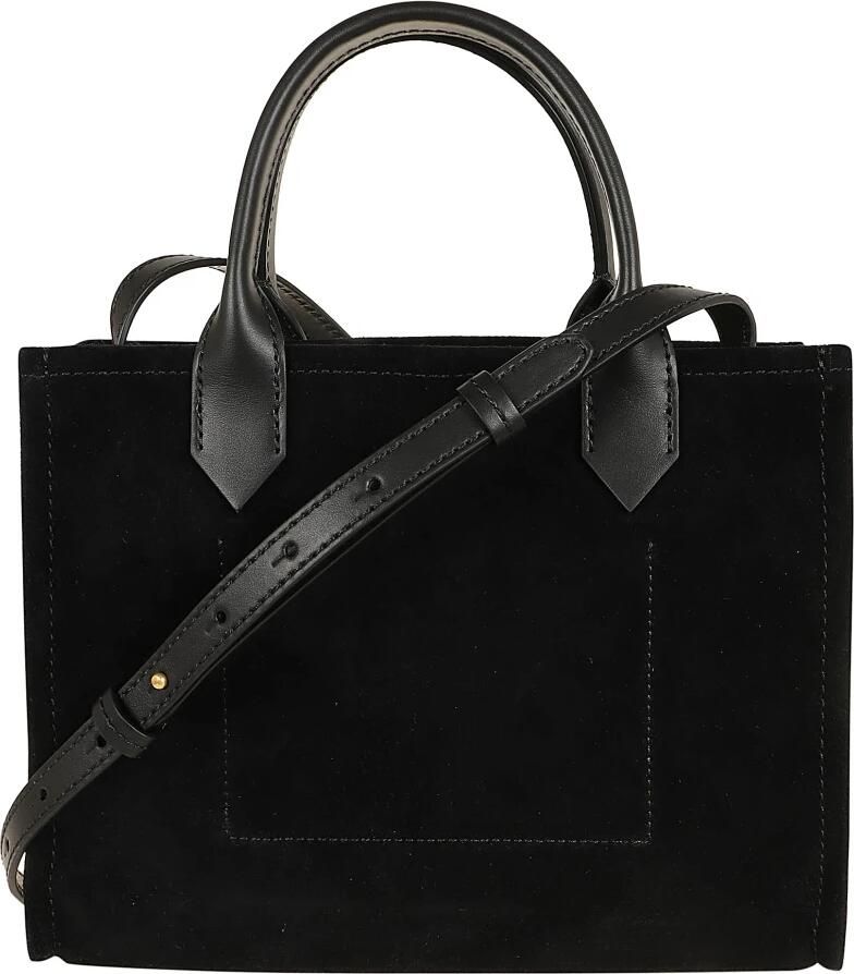 Balmain Shoppers & Totes B-Army Small Shopper Bag Leather Black in zwart - Foto 2