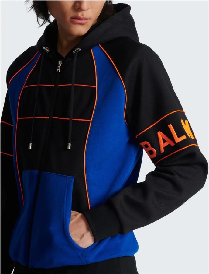 Balmain Hoodie met logo-inzetstukken Meerkleurig Heren - Foto 4