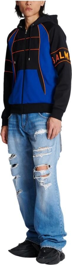 Balmain Hoodie met logo-inzetstukken Meerkleurig Heren - Foto 8