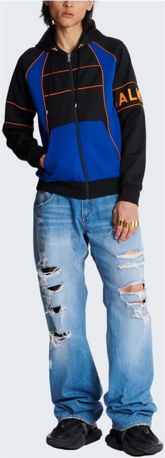 Balmain Hoodie met logo-inzetstukken Meerkleurig Heren - Foto 6