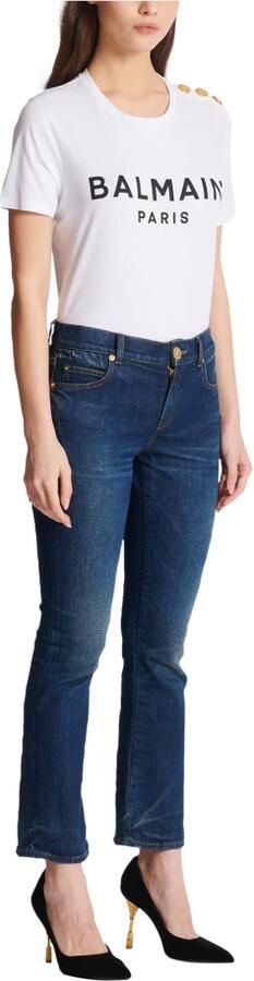 Balmain Vintage denim jeans Blauw Dames - Foto 6