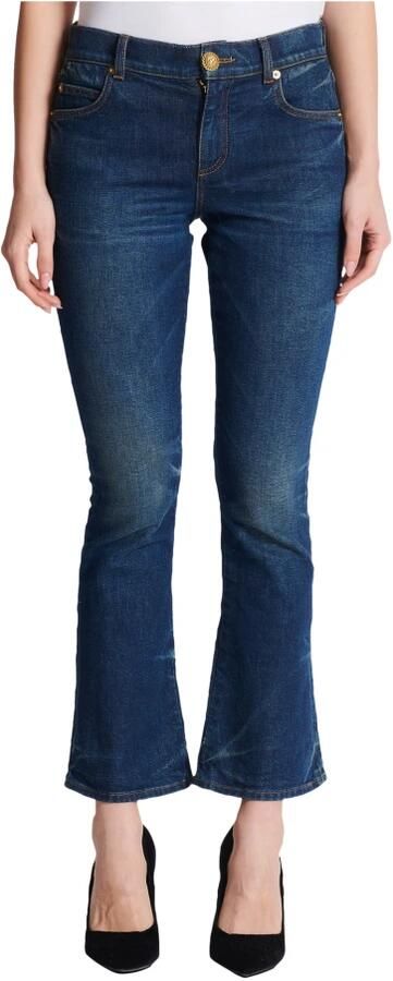 Balmain Vintage denim jeans Blauw Dames - Foto 4