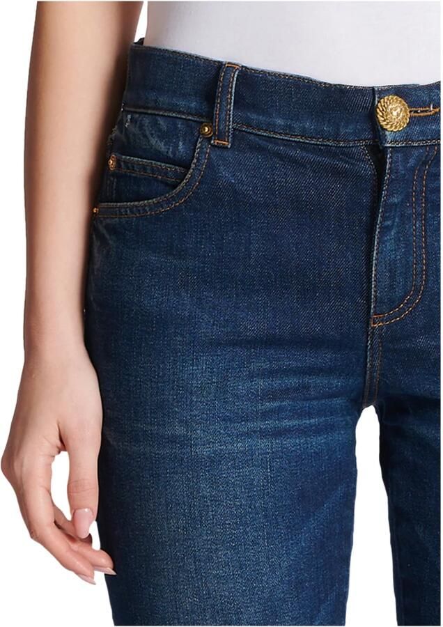 Balmain Vintage denim jeans Blauw Dames - Foto 3