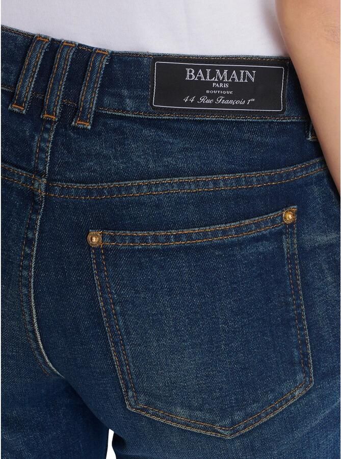 Balmain Vintage denim jeans Blauw Dames - Foto 2