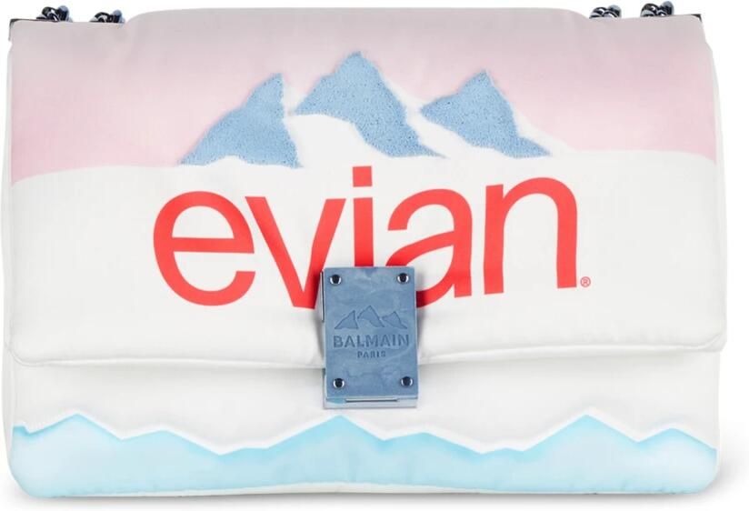 Balmain x Evian Kleine 1945 Zachte tas Meerkleurig Dames - Foto 6