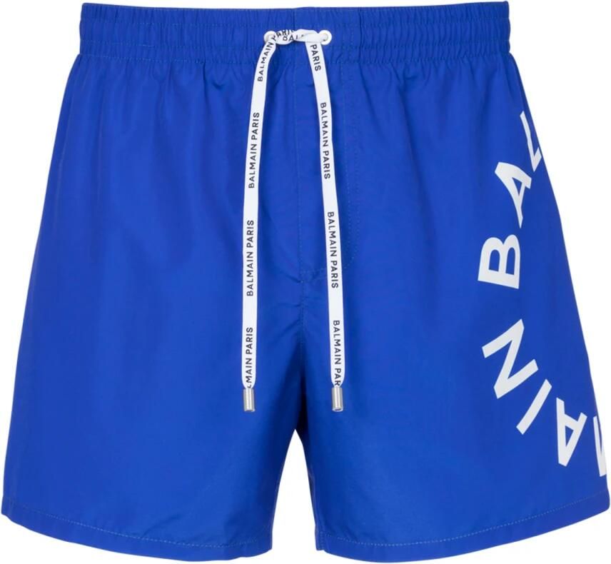 Balmain zwembroek Blue White Pink Black Heren