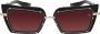 Balmain Eyewear Zonnebril met vierkant montuur Zwart - Thumbnail 1