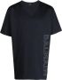 Balmain Blauwe T-shirts en Polos met XL Ingedrukt Logo Blauw Heren - Thumbnail 1