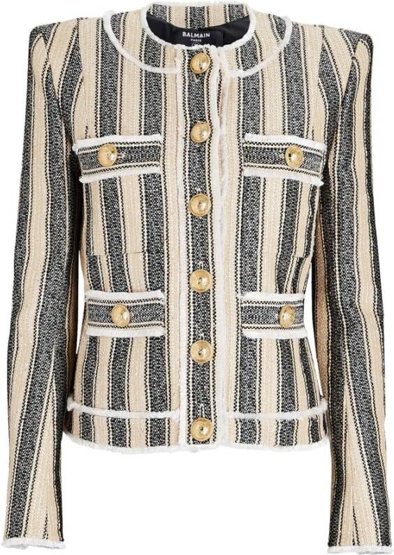 Balmain Blazers Beige Dames