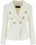 Balmain Witte tweed blazer Klassiek model White Dames - Thumbnail 1