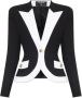 Balmain Elegante 1-Knoop Blazer voor Dames Black Dames - Thumbnail 1