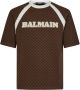 Balmain Bruine T-Shirts & Polos voor Heren Aw23 Brown Heren - Thumbnail 1