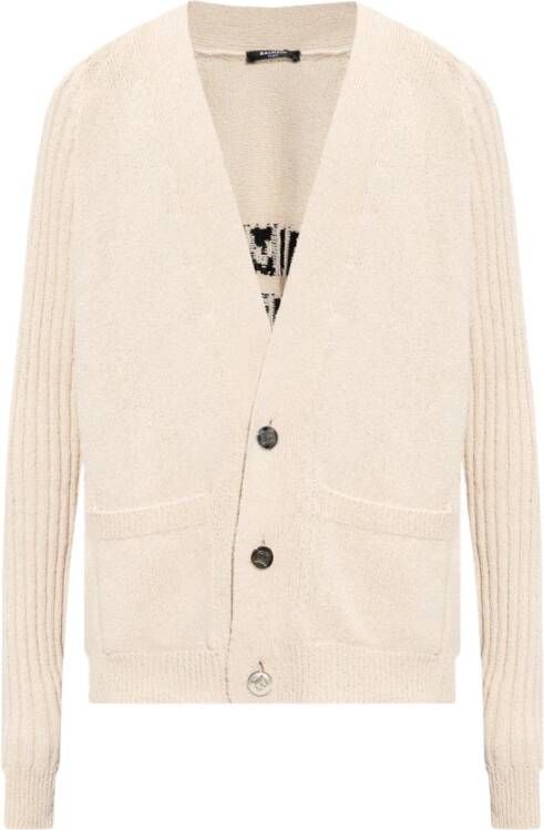 Balmain Cardigans Beige Heren