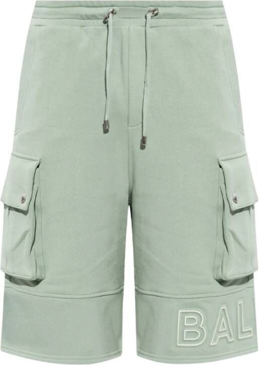 Balmain Cargo shorts Groen Heren