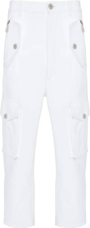 Balmain Cargo trousers White Heren