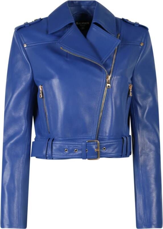 Balmain Coats Blauw Dames