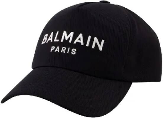 Balmain Cotton hats Zwart Dames
