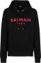 Balmain Katoenen sweatshirt met Paris logo print Black Heren - Thumbnail 1