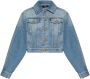 Balmain Short jacket in faded denim Blauw Dames - Thumbnail 1
