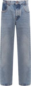 Balmain Denim Upgrade Straight Fit Jeans Blauw Heren