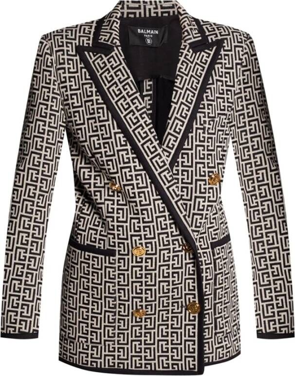 Balmain Double-breasted blazer Beige Dames