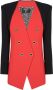Balmain Blazer met dubbele rij knopen Rood - Thumbnail 1