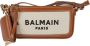Balmain Pochettes Canvas B-Army pouch with leather inserts in bruin - Thumbnail 6