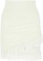 Balmain Elegante kokerrok met kreukels White Dames - Thumbnail 1